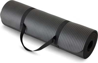 New in Box! Amazon Basics 1/2 Inch Thick Exercise Yoga Mat with - Carrying Strap