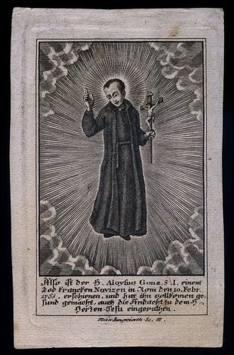 santino engraving 1700 S.LUIGI GONZAGA jungwirth