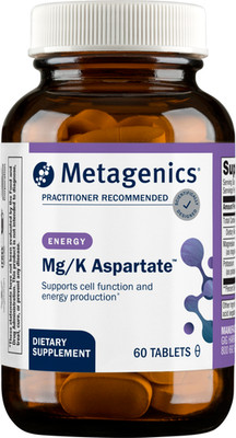 Mg/K Aspartate 60 Tablets Metagenics EXP 02/2027