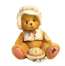 Cherished Teddies Nicole 1993 November Bear Enesco 914851 Thanksgiving Bear Pie