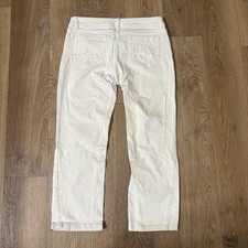 LILLY PULITZER  Palm Beach Fit Crop White Jeans - Size 2