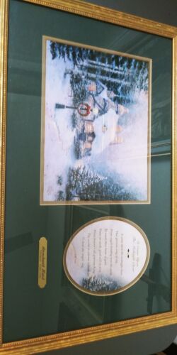 Authentic Thomas kinkade Stonegeart hutch 13x21 - Picture 3 of 4