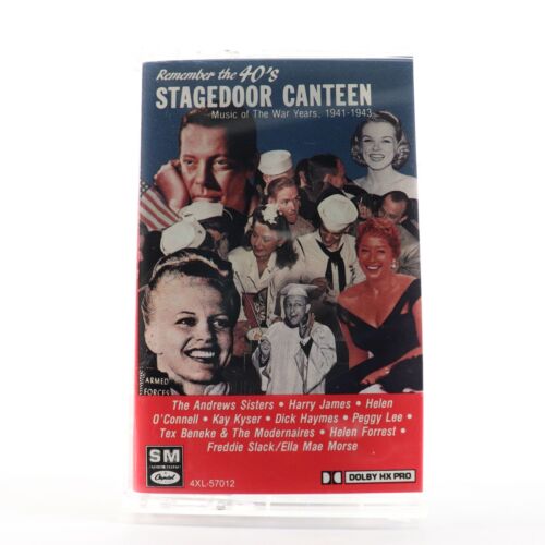 Stagedoor Canteen: Music of the War Years 1941-1943 (Cassette Tape 1988 Capitol)