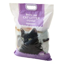 5L/10L Crystal Silica Gel Cat Litter, Ultra Absorbent, Odor Control & Dust-Free