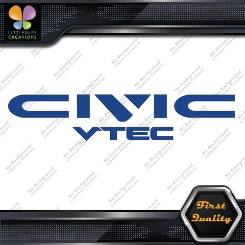 Compatible With Honda Civic Vtec Cars Tuning Racing JDM Vinyl Decals Stickers - Picture 10 of 85
