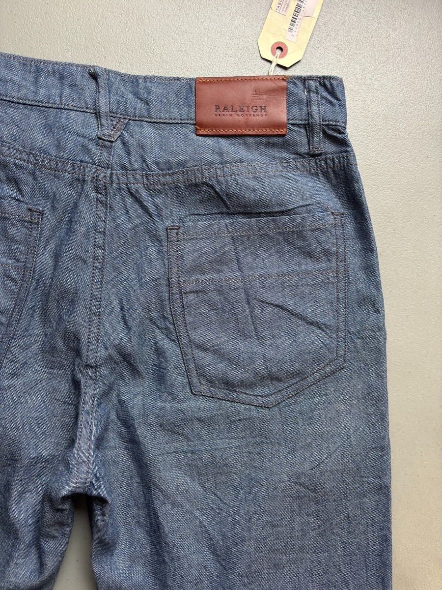 NWT Raleigh Graham Chambray Jeans Size 30 waist | eBay