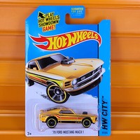 Hot Wheels - 2014 - '70 Ford Mustang Mach 1 (Gelb) - Mustang 50Th 7/10 - 097/250
