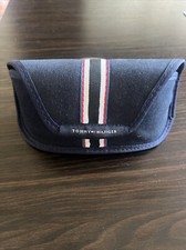 Tommy Hilfiger Eyeglass / Sunglass Case Blue / with Stripe Soft Case