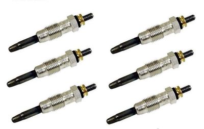 6 OEm BOSCH DIESEL Engine Glow Plug Kit For Mercedes 1986 1987 300D 300SDL 300TD