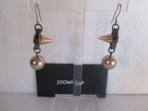 JOOMI LIM Women's Dynamic Duo Sphere and Spike Earrings NWOT 145 gold silver - Picture 11 of 13
