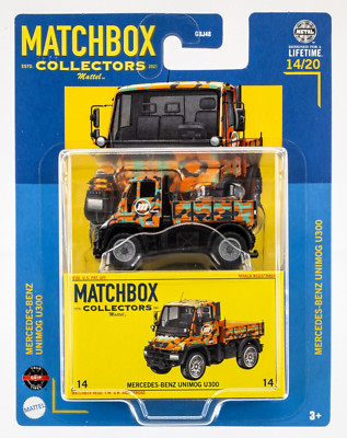 MATCHBOX MERCEDES-BENZ ROJO UNIMOG U300 #37/100 MBX CONSTRUCCIÓN 3/20