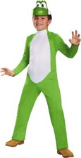 Yoshi Deluxe Child Costume Super Mario Bros Nintendo Halloween