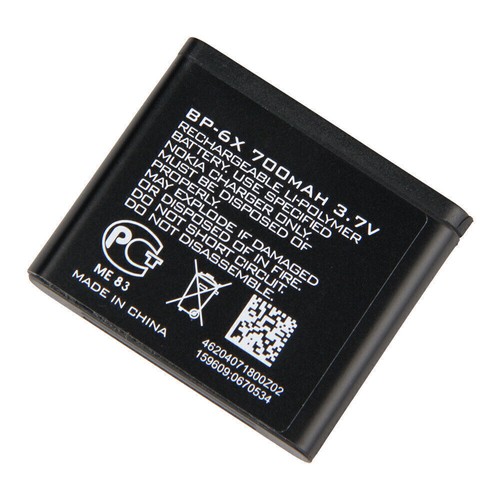 Batería de repuesto BP-6X para NOKIA 8800s N73i 8800SE 8801 8860 700mAh - Imagen 6 de 6