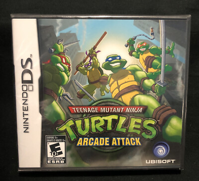 NEW SEALED NEAR MINT! Teenage Mutant Ninja Turtles: Arcade Attack Nintendo DS