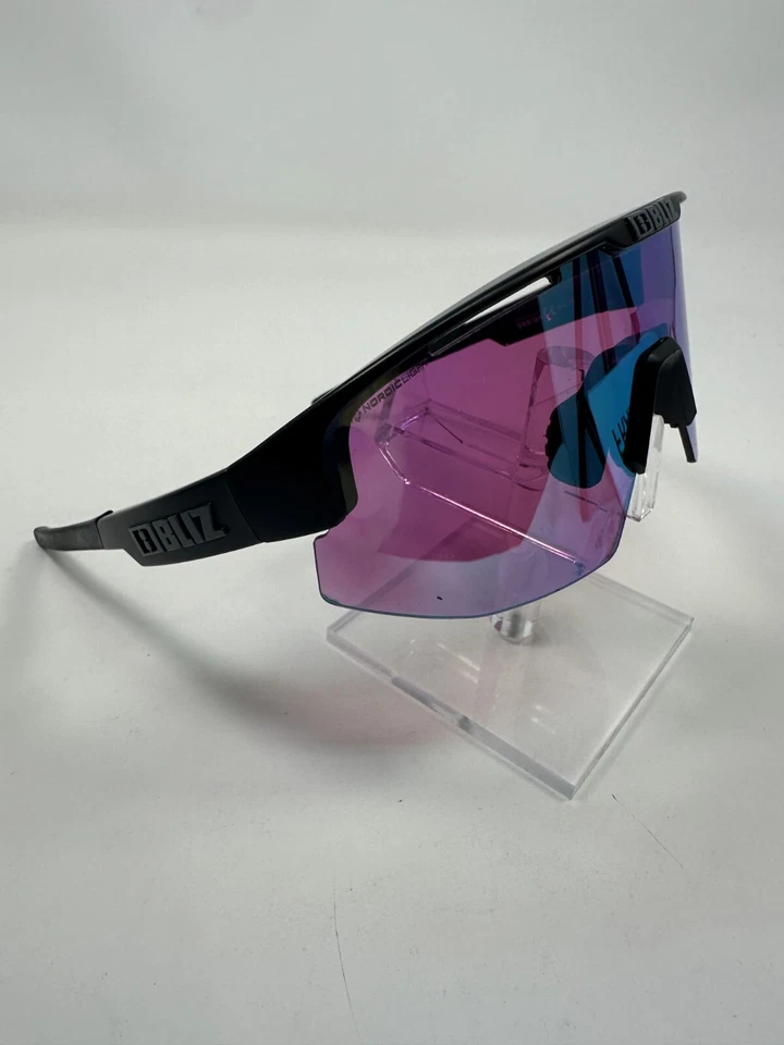 Gafas de sol Bliz Vision 52101-14N negro mate polarizado rosa lentes nórdicas claras Foto 3 de 4