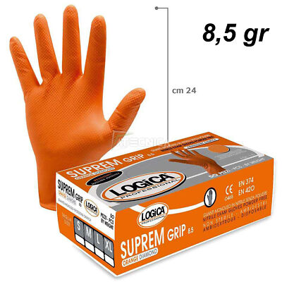 Guanti Da Lavoro Meccanici Reis RMC-VISIONER – Taglia XXL, Arancione/nero/grigio, Antiscivolo, Rinforzati, Alta Visibilità