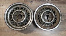 Two 1953 1954 1955 Cadillac Eldorado Kelsey-hayes Spoke Wire Wheels Oem 15