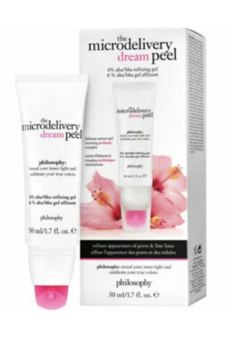 PHILOSOPHY THE MICRODELIVERY DREAM PEEL 1.7oz 50ml 6% aha/bha Refining Gel NIB
