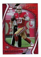 2021 Panini Absolute Jimmy Garoppolo #/499 49ers Illinois Los Angeles Rams