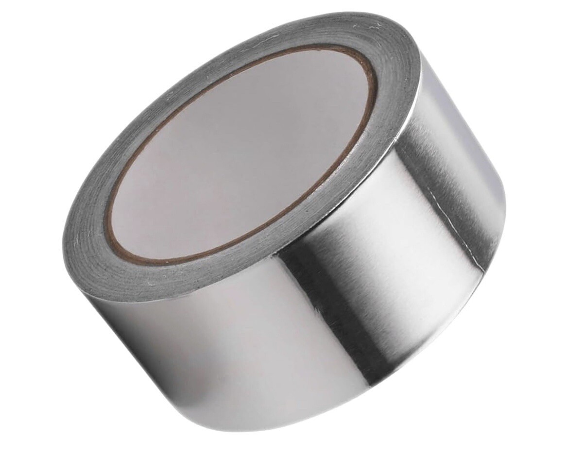 2 Rolls Thicker Aluminum Tape 2inch x 30 feet Silver Tape Insulation Ductwork