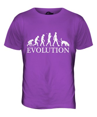 COONHOUND EVOLUTION DES MENSCHEN UND HUND HERREN T-SHIRT TEE SHIRT S M L XL 2XL