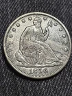 1856 S Seated Liberty Half Dollar- San Francisco, VF/XF Details
