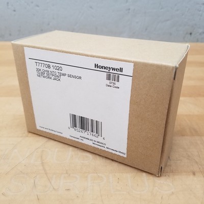 Honeywell T7770B 1020 20K OHM NTC Temperature Wall Sensor, Network Jack - NEW