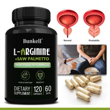 L Arginin Supports Prostate Health Enhance Athletic Performance 30-120 Pills