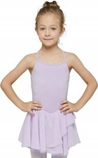 MdnMd Girls' Camisole Cotton skirted Leotard Dress size 4-6 Ballet Purple