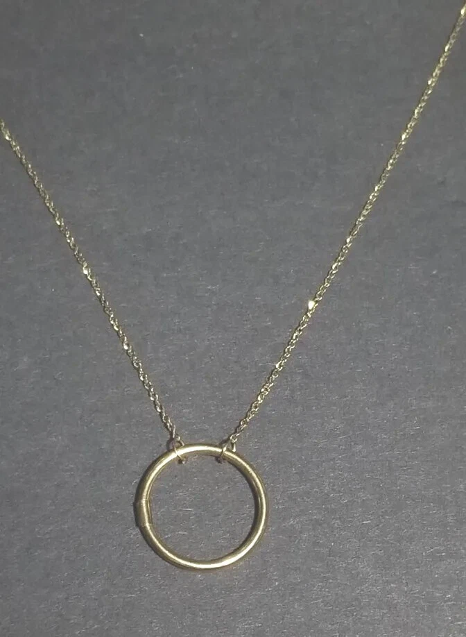 Kay Jewelers 10k Yellow Gold circle of life ring O Pendant