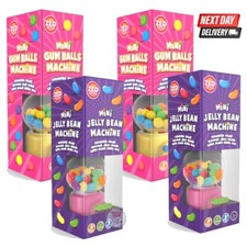 Zed Candy Mini Jelly Bean , Gumball Machine Kids Gift Box 175g - 04 Mixed