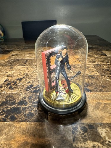 Bradford Exchange 2009 Elvis Presley Collectible Figurine 68 Comeback Special - Picture 11 of 15