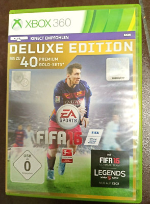 FIFA 16 Deluxe Edition  (Microsoft Xbox 360, 2015)