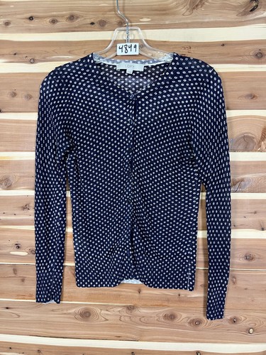 Ann Taylor Loft Womens XS Black Floral 