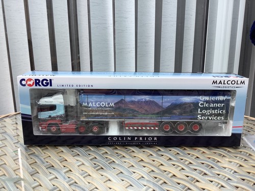 CORGI MODEL 1:50 - MALCOLM SCANIA WALKING FLOOR TRAILER ( Colin Prior Collection