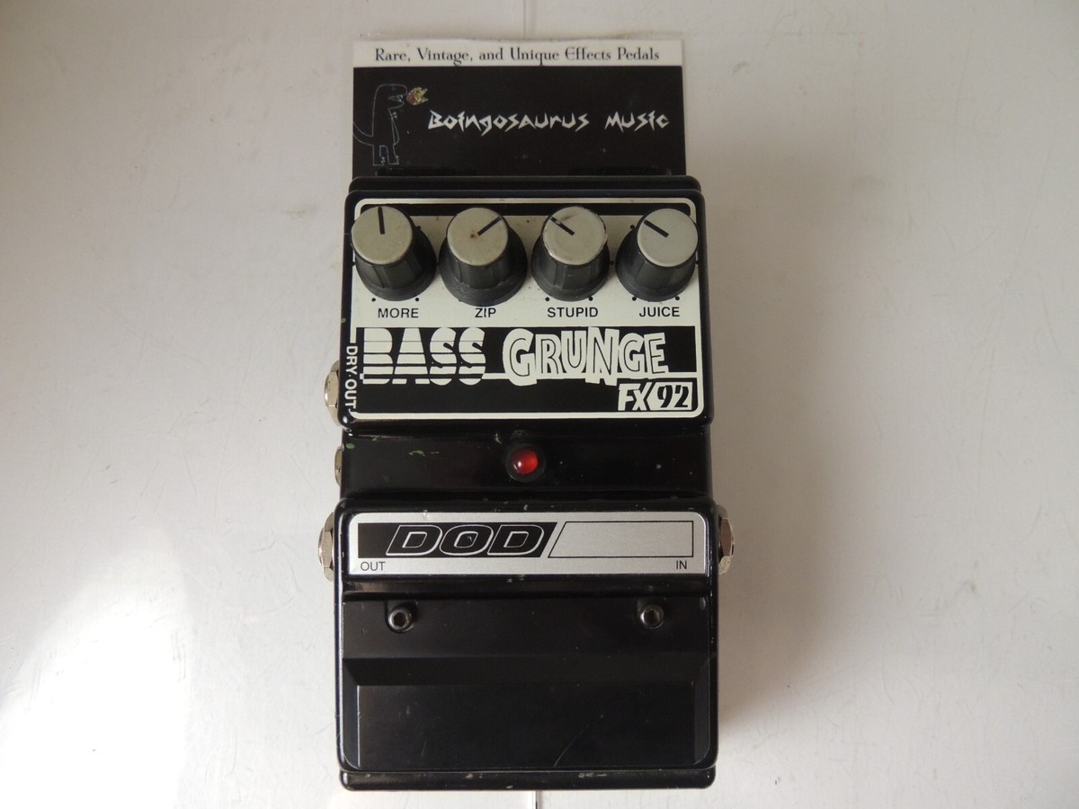 DOD BASS GRUNGE FX92 ベースエフェクター DOD FX92 Bass Grunge Distortion Effects Pedal Rare Free USA Ship