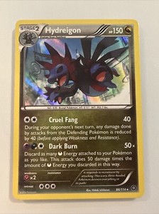 Hydreigon 86/114 Rare Holo Steam Siege 2016 Pokemon Card TCG
