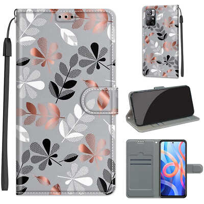 For Xiaomi Redmi 10C Phone Case Leather Wallet Flip Folio Stand + Lanyard Cover