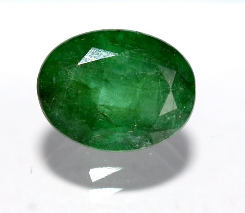 2.40 Cts Certified Natural Emerald Oval Cut 10x7.50 mm Untreated Loose Gemstone - Picture 4 of 6