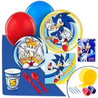Sonic The Hedgehog Party Supplies - Value Party Pack on sale Sonic The Hedgehog Party Supplies - Value Party Pack on sale