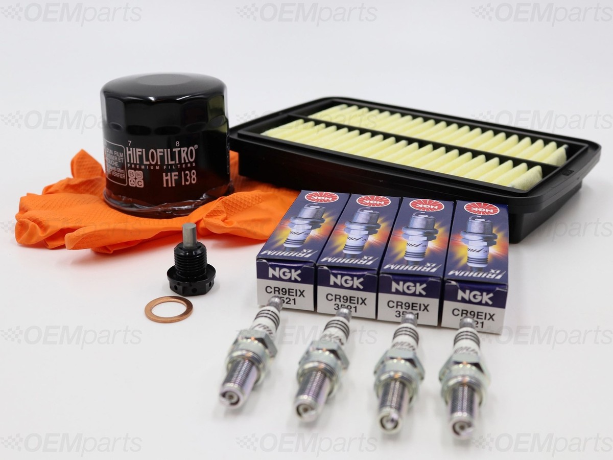 Air / Oil Filter, Iridium Spark Plug, Drain Plug SUZUKI GSF
