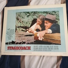 Stagecoah Bing Crosby 1966 Lobby Card original 11x14 Free Ship U.s 