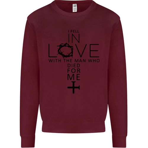 In Love With the Cross Christian Christ Kinder Sweatshirt Jungen Mädchen Pullover - Bild 27 von 87