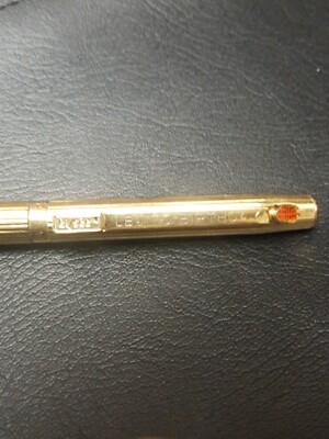 Stylo à Bille ELysee Celebration Plaqué Or - Occasion, Gravé, A Besoin D'encre - Fabriqué En Allemagne