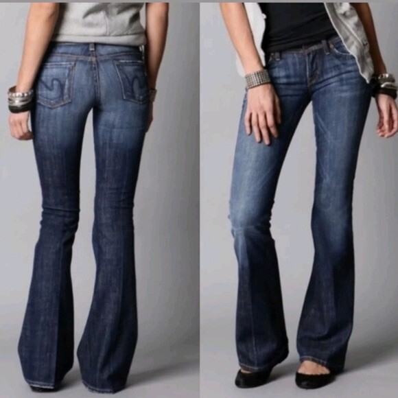 CITIZENS of HUMANITY★FAYE LOW RISE DENIM Citizens Of Humanity Size 27 Womens Faye #003 Low Rise Full Leg