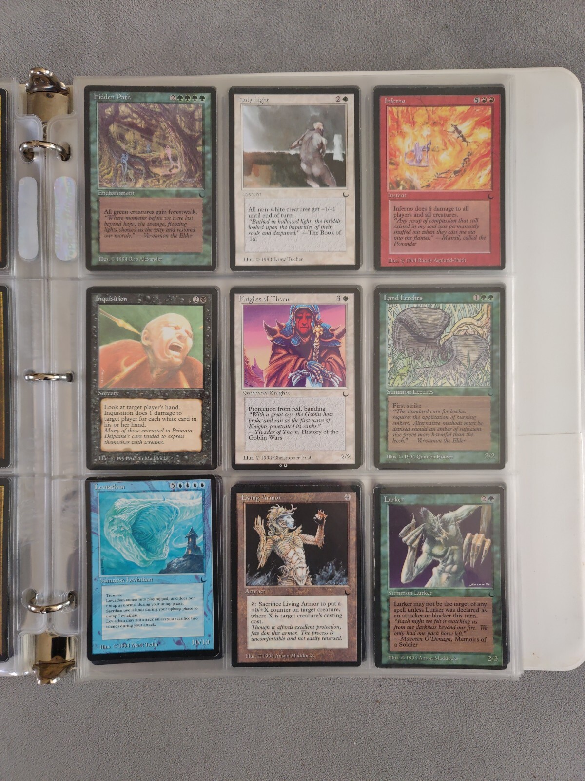 The Dark Complete Set MTG Magic the Gathering 1994 Vintage Legacy