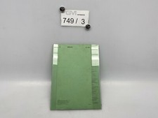 Bosch CL 500 Manual Notes for Maintenance And Repair Work 063893-201