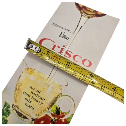 Vintage Crisco Oil Pamphlet Recipe Cookbook Tri fold Advertising - Picture 10 of 11