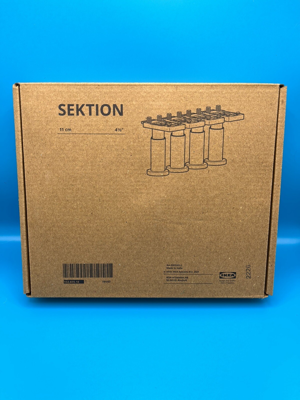 IKEA SEKTION legs 102.655.18 New (1) Box of Four adjustable legs eBay