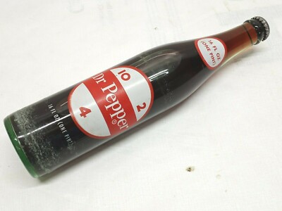Vintage DR PEPPER BOTTLE 16 OZ 10 2 4 FULL 1960s 1970s | eBay